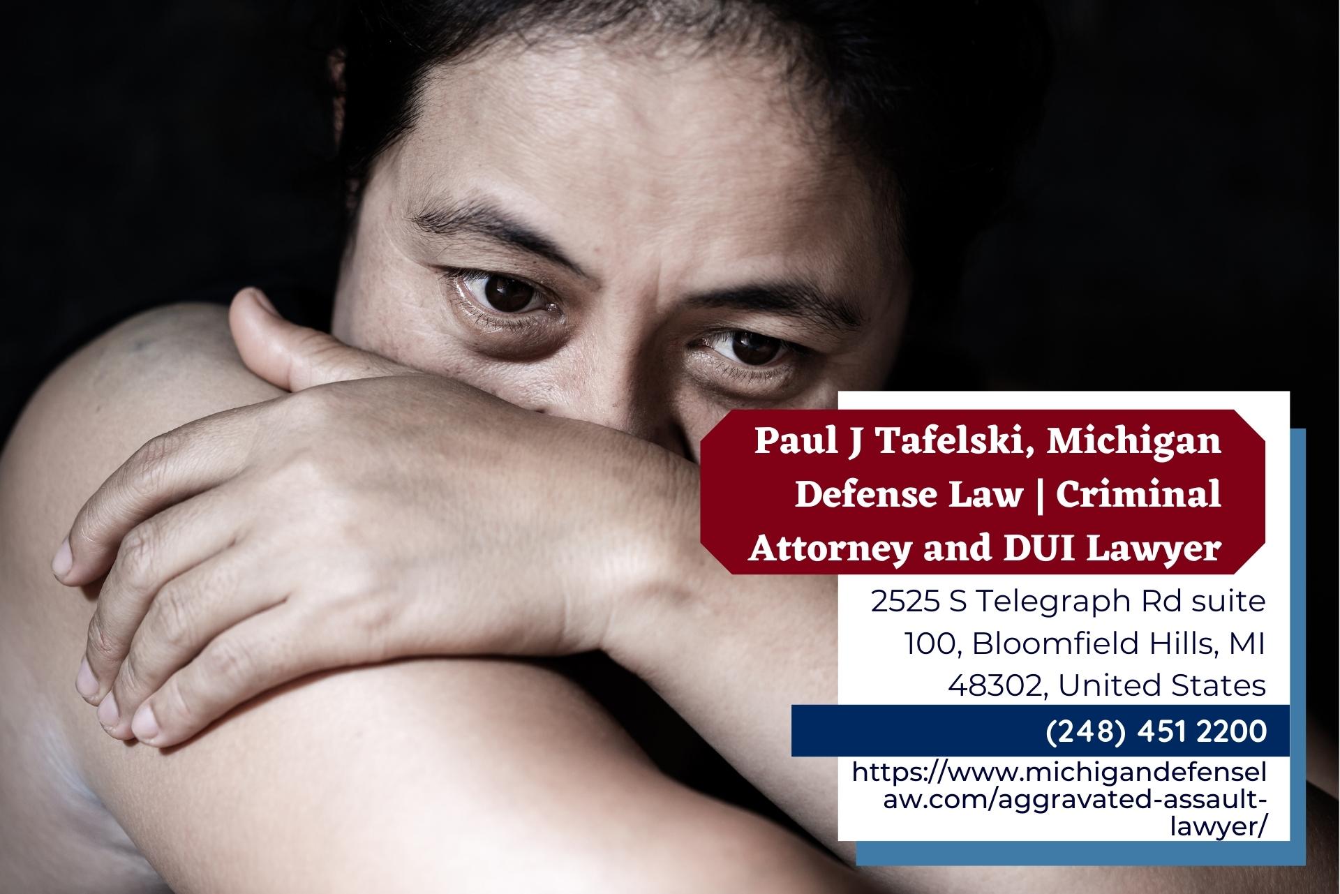 Experienced Michigan Aggravated Assault Lawyer by Paul J Tafelski